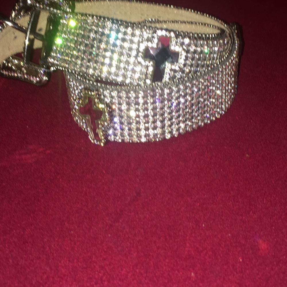 Crystal rhinestone belt